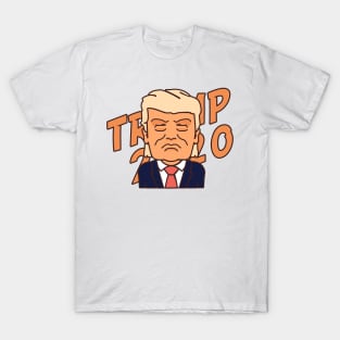 Cartoon Vote For President Donald Trump 2020 T-Shirt